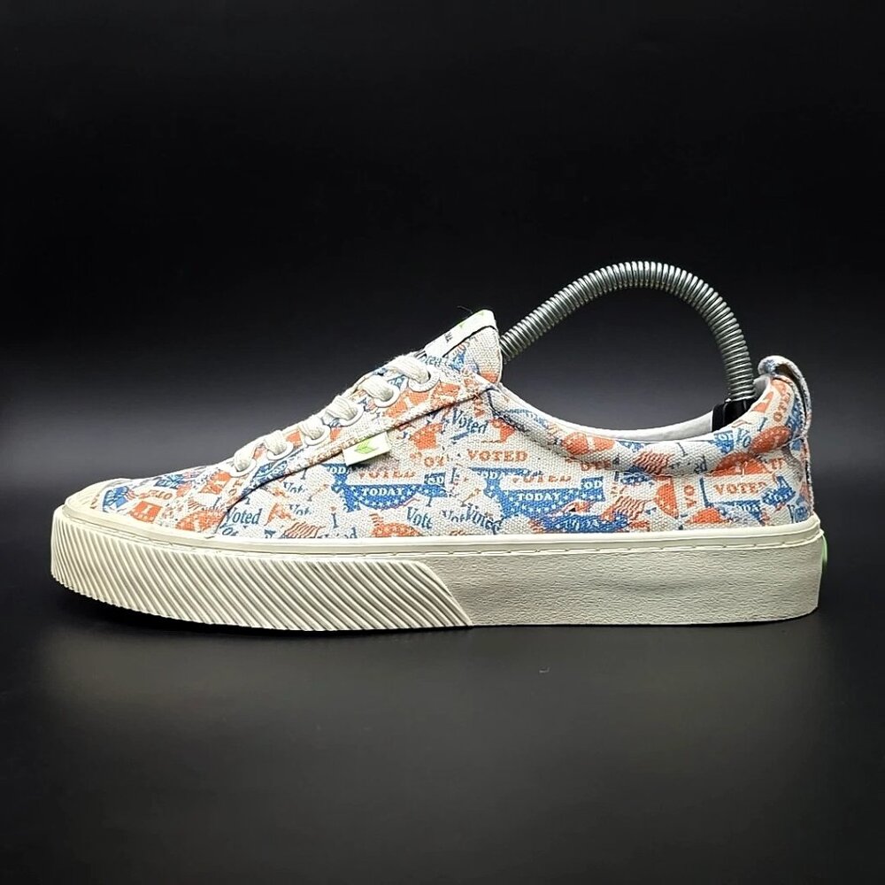 Cariuma + Crooked Voted Canvas Sneakers Women’s Size 9.5 Men’s Size 8 - Picture 5 of 12